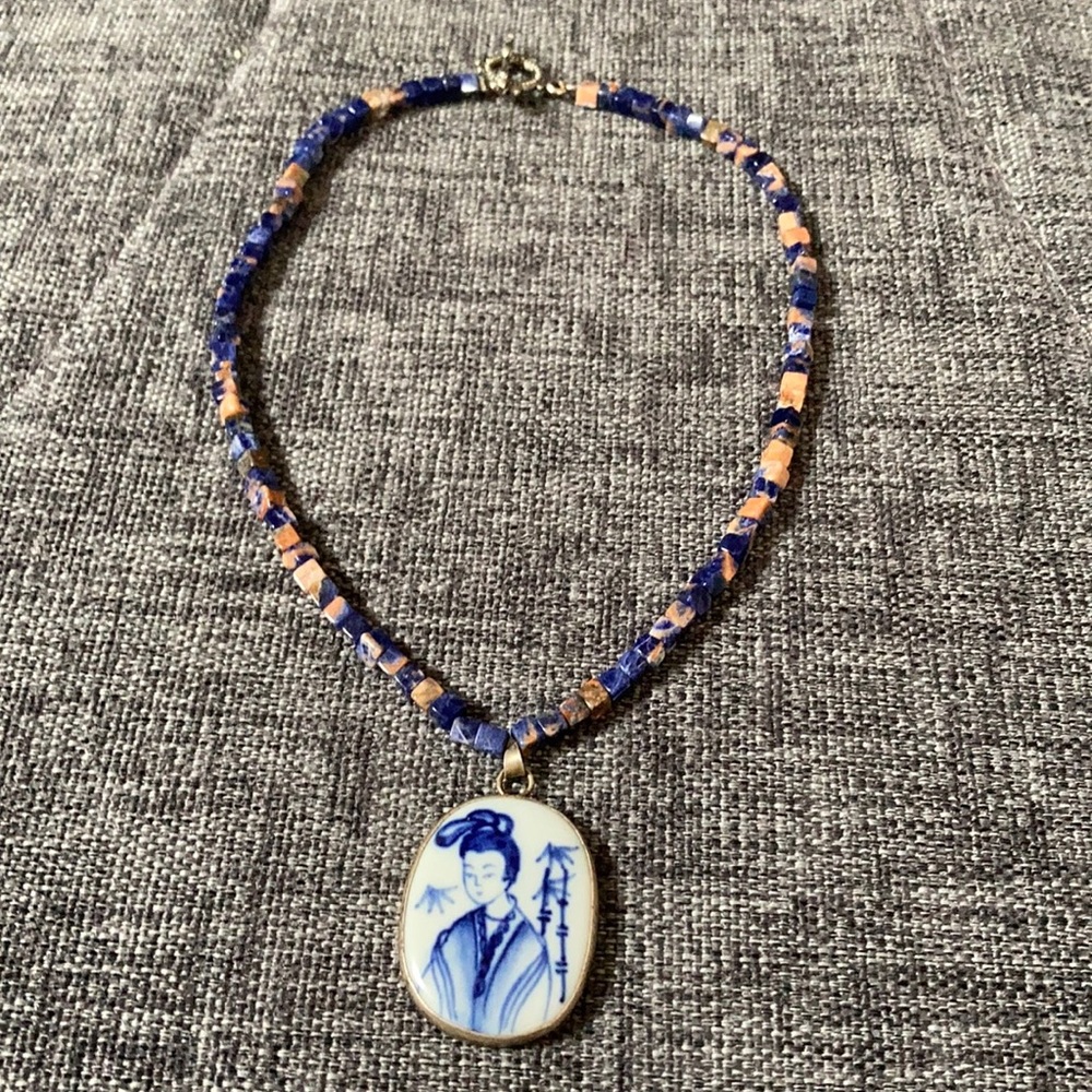 Ming Pottery Shard Necklace